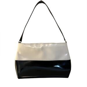 Kate spade Off White/Black Colorblock Shoulder Bag